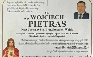 nekrolog Wojciech Pietras