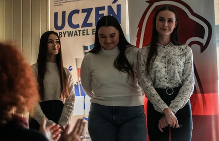 uczestnicy projektu "Uczeń obywatel Europy"