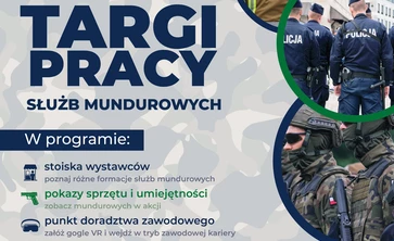 plakat wydarzenia targi pracy