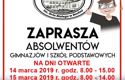 DNI OTWARTE DLA UCZNIÓW SZKÓŁ PODSTAWOWYCH I GIMNAZJÓW