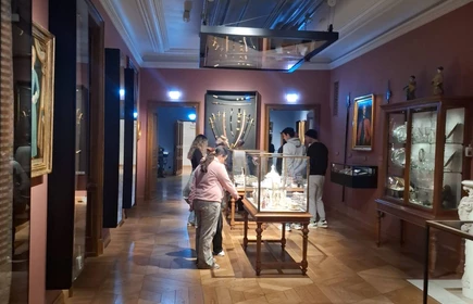 uczniowie w Muzeum Czartoryskich w Krakowie