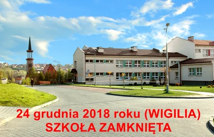 24 grudnia - szkoła zamknięta