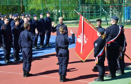 ślubowanie 1 klasy mundurowej