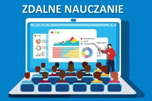 nauczanie zdalne plakat