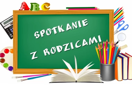 spotkania z rodzicami - plakat