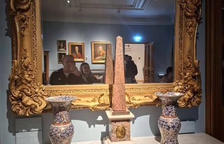 uczniowie w Muzeum Czartoryskich w Krakowie