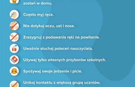 10 zasad bezpiecznego powrotu do szkoły dla ucznia