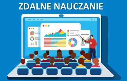 nauczanie zdalne plakat